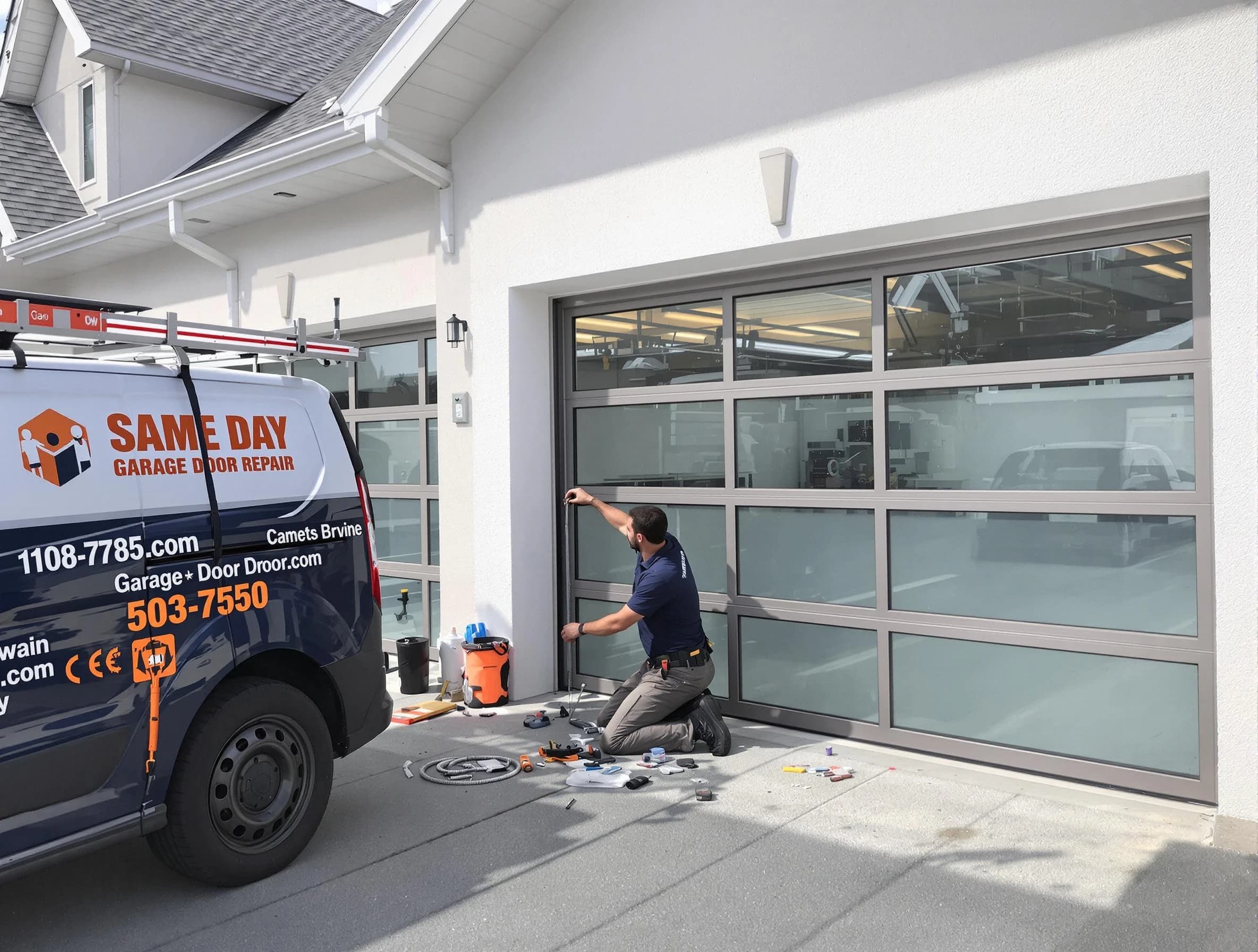 Same-day garage door repair service by Highland Park Garage Door Repair in Highland Park